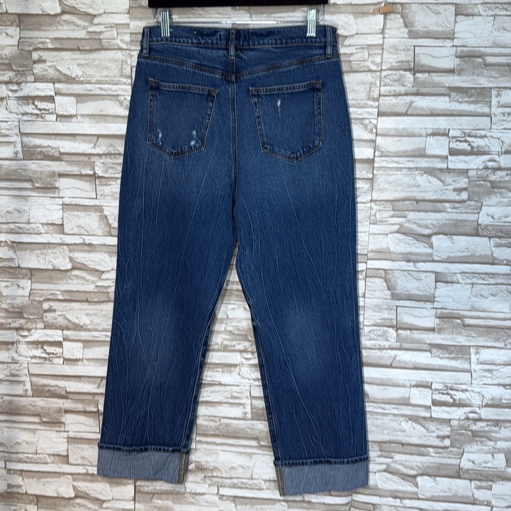 LOFT 30/10 Women's The Straight Blue Jeans - Picture 5 of 11